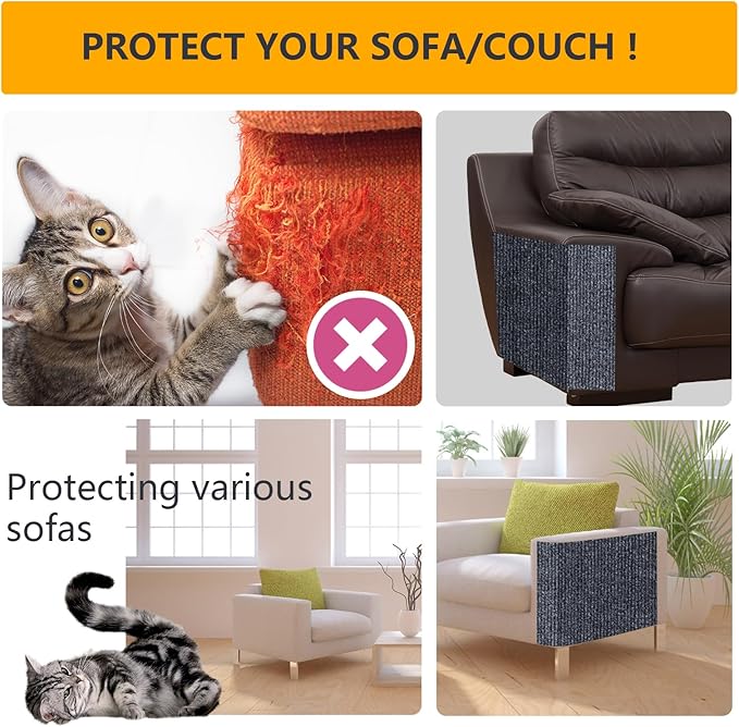 Cat scratching mat for sofa protection سجادة خدش القطط لحماية الأريكة